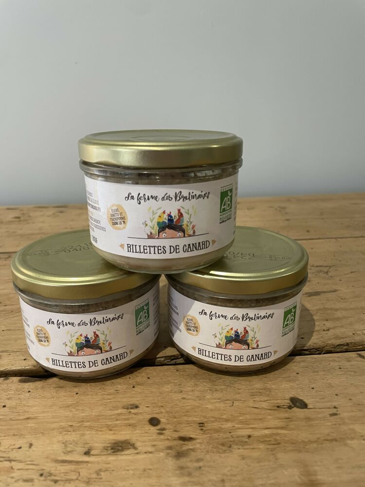 Conserve de rillette de canards