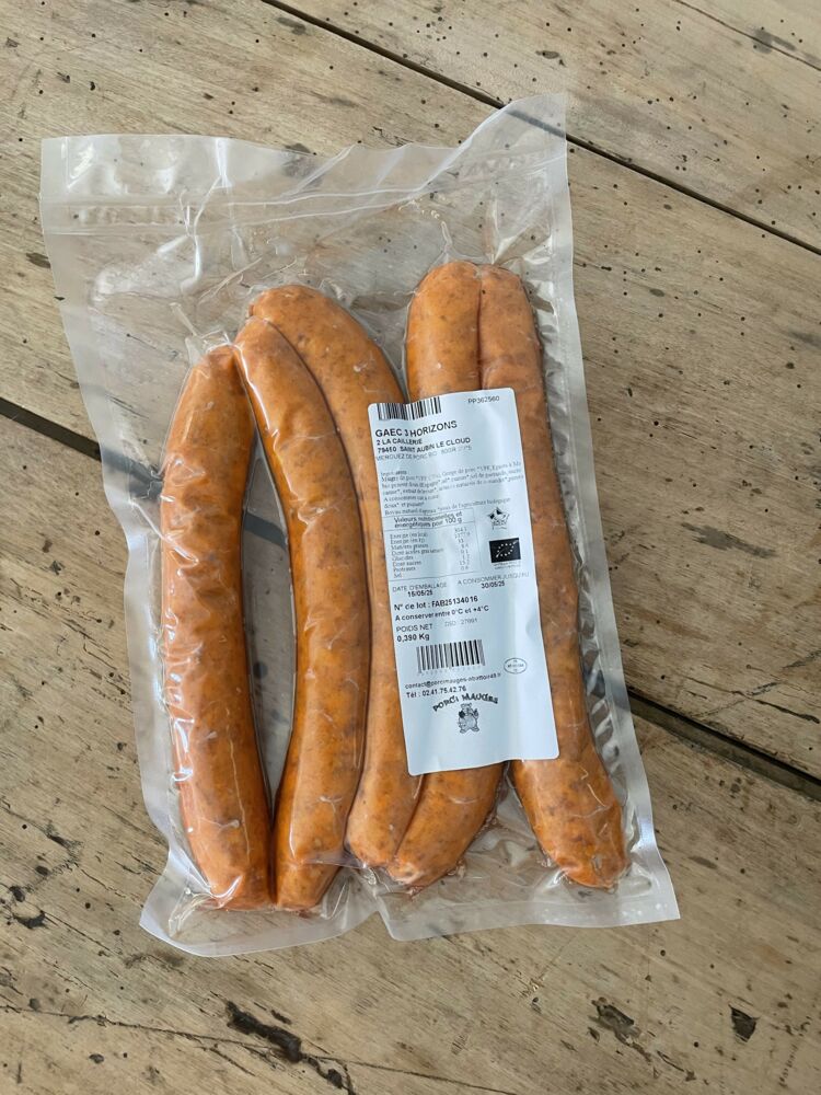 Saucisses pimentées type merguez